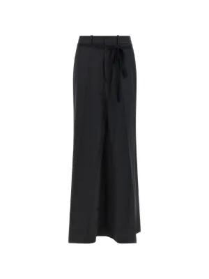 Maison Margiela レイヤード スカート | ブラック | FARFETCH JP