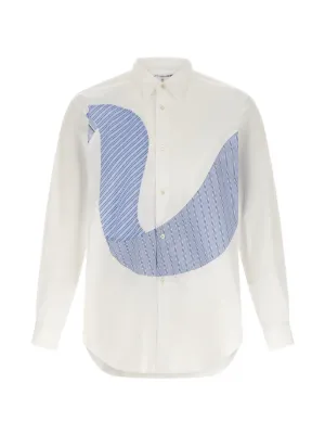 MM6 Maison Margiela アシンメトリー シャツ | ニュートラル | FARFETCH JP