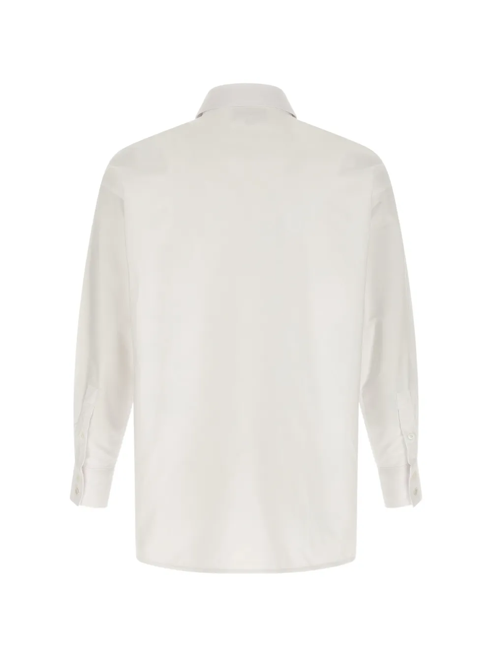 Maison Kitsuné Baby Fox overhemd met logopatch Wit