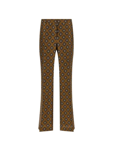 Alberto Biani pantalon évasé à imprimé tie dye
