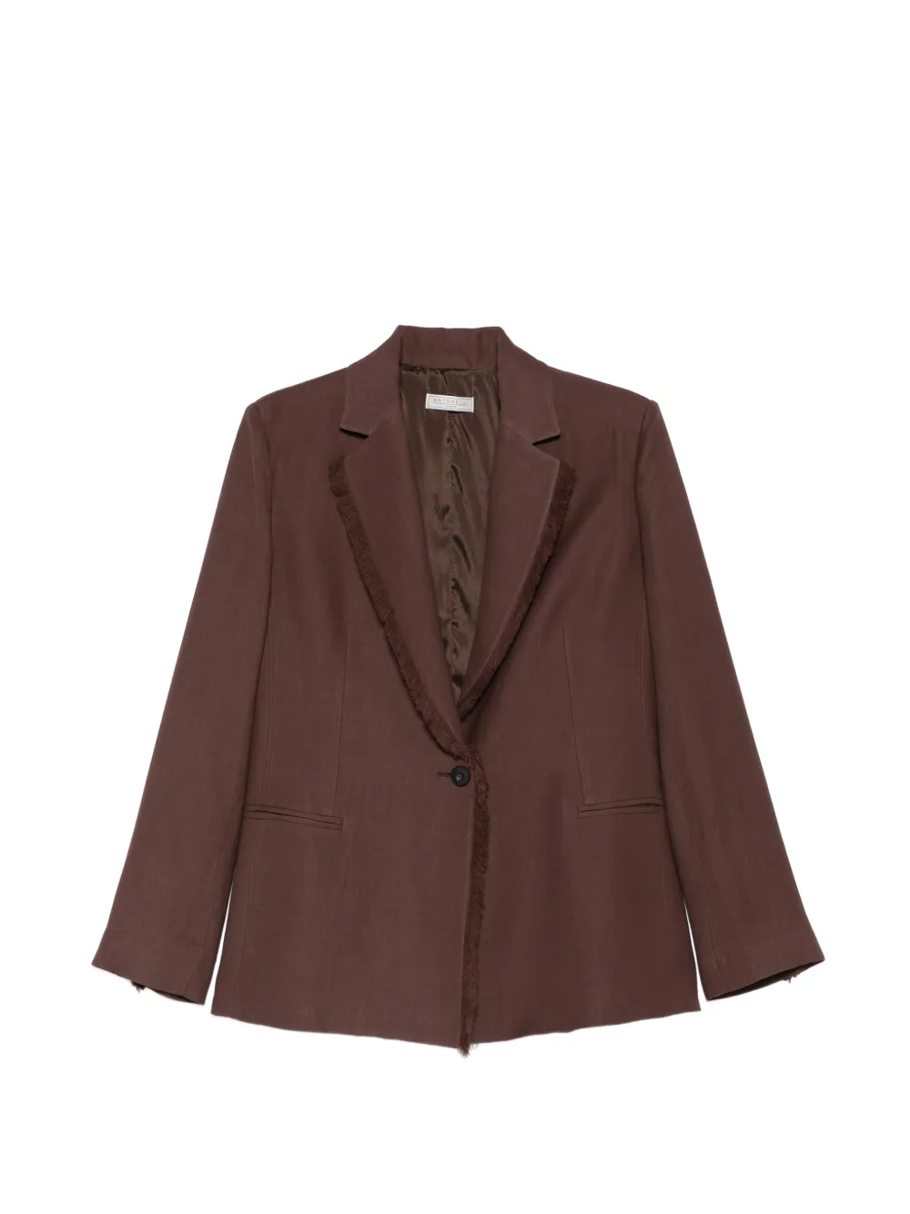 Antonelli Finnegan fringe-trim jacket - Marrone