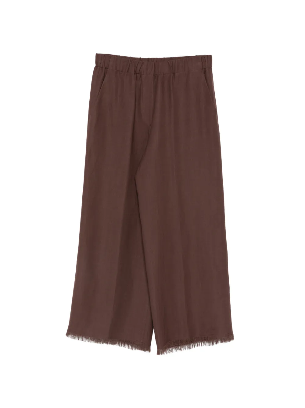 Antonelli Samuele frayed-hem trousers - Marrone