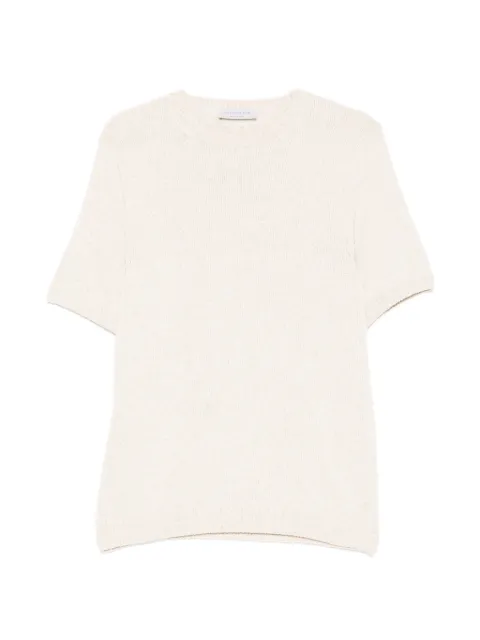 Jeordie's short-sleeve knitted sweater