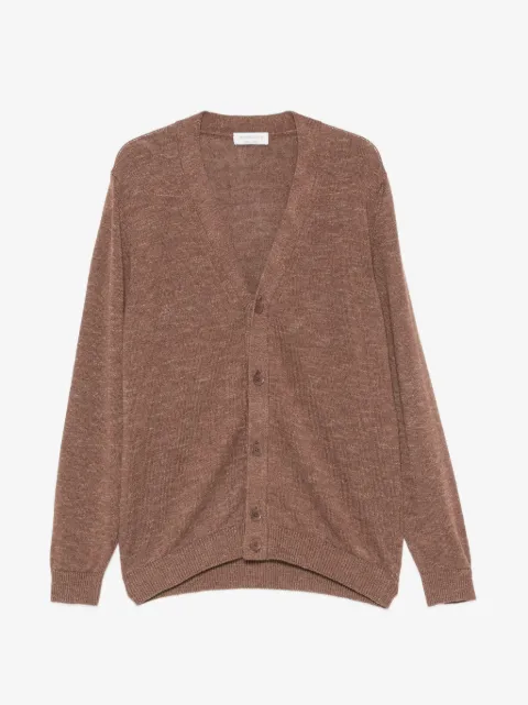 Jeordie's V-neck button-up cardigan