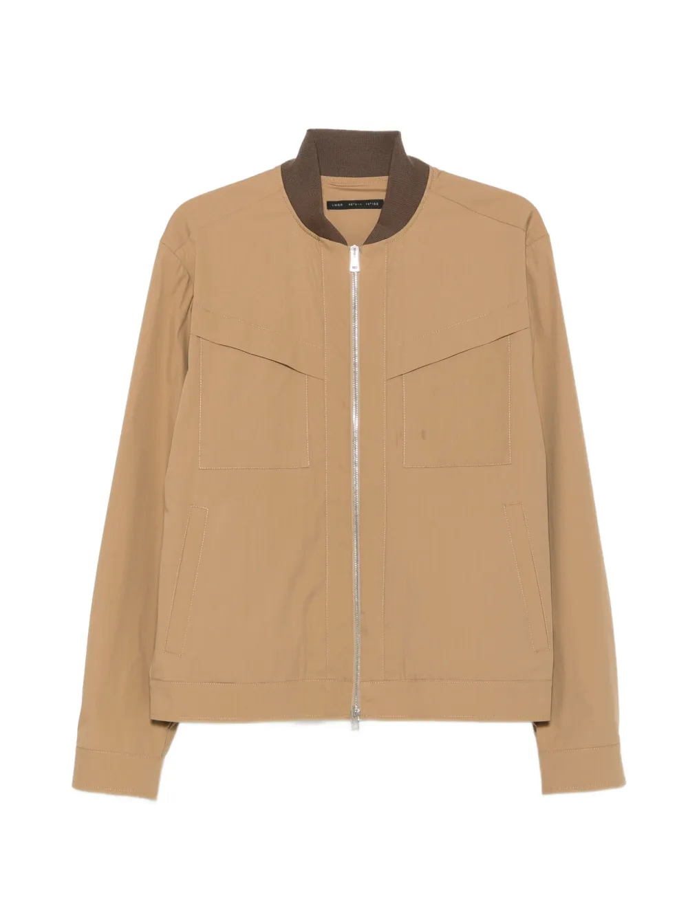 Low Brand zip-up chest-pocket jacket - Marrone