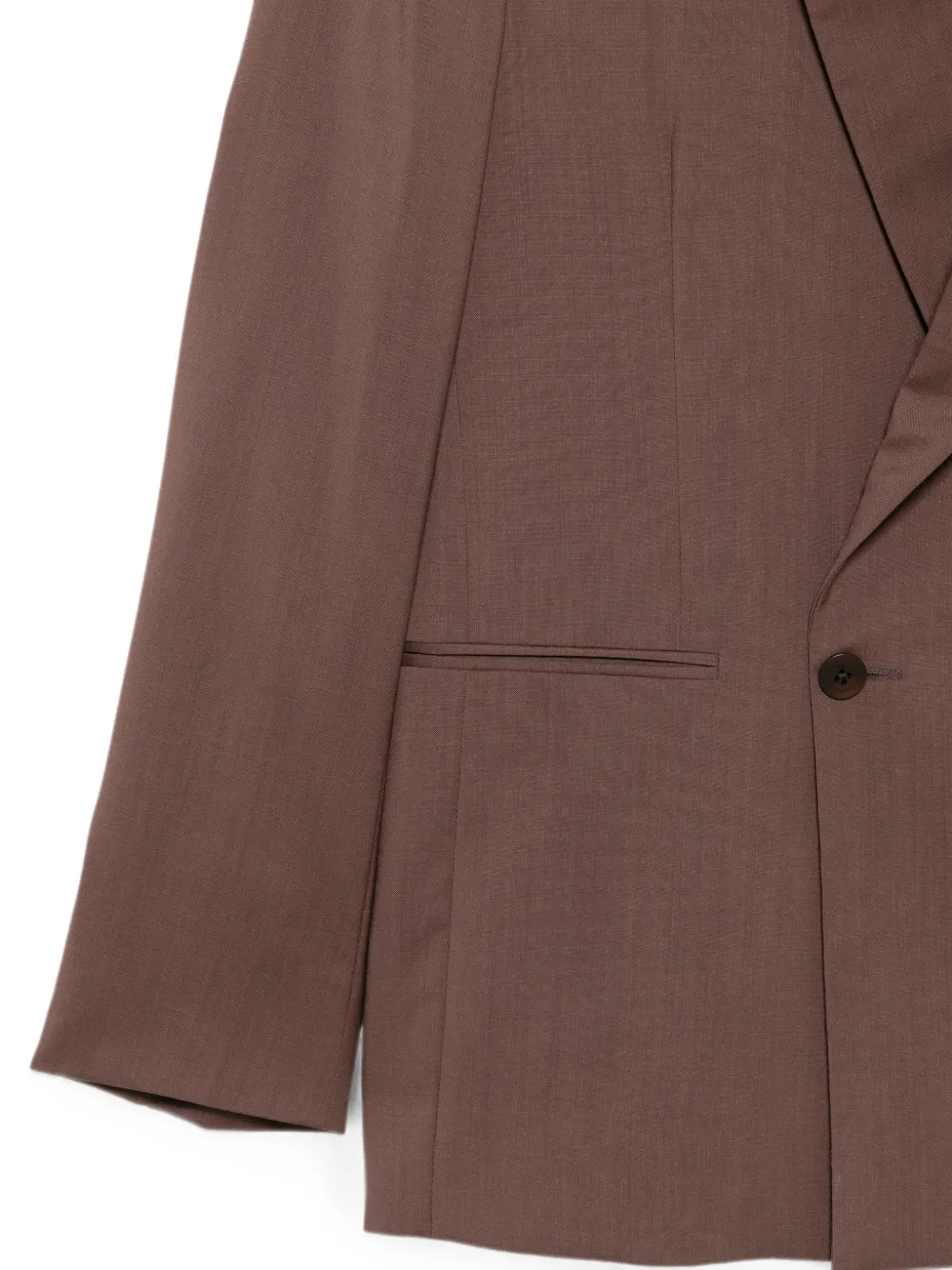 Costumein Blazer met dubbele rij knopen Bruin