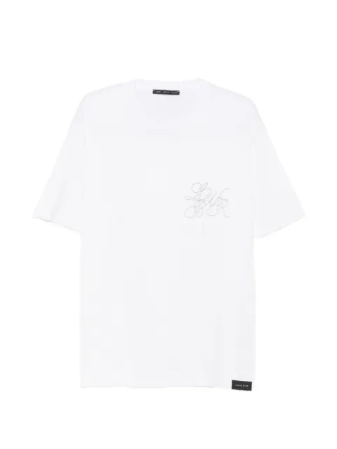Low Brand logo-embroidered T-shirt
