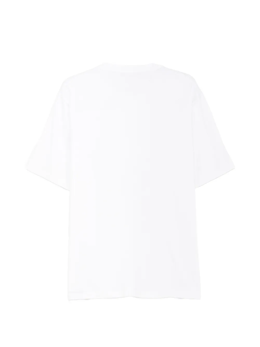 Low Brand T-shirt met geborduurd logo Wit