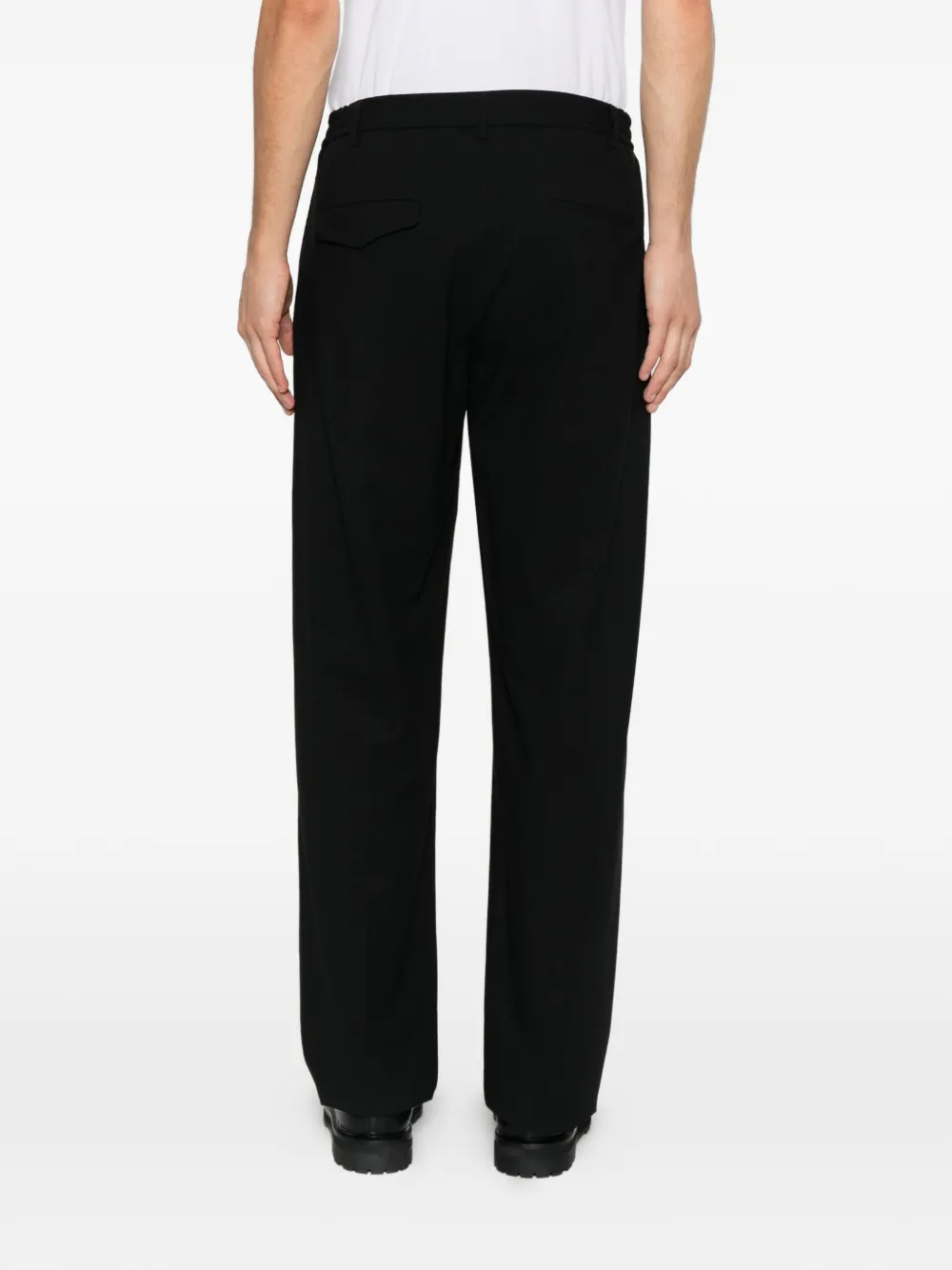Tagliatore Broek met geplooid detail Zwart