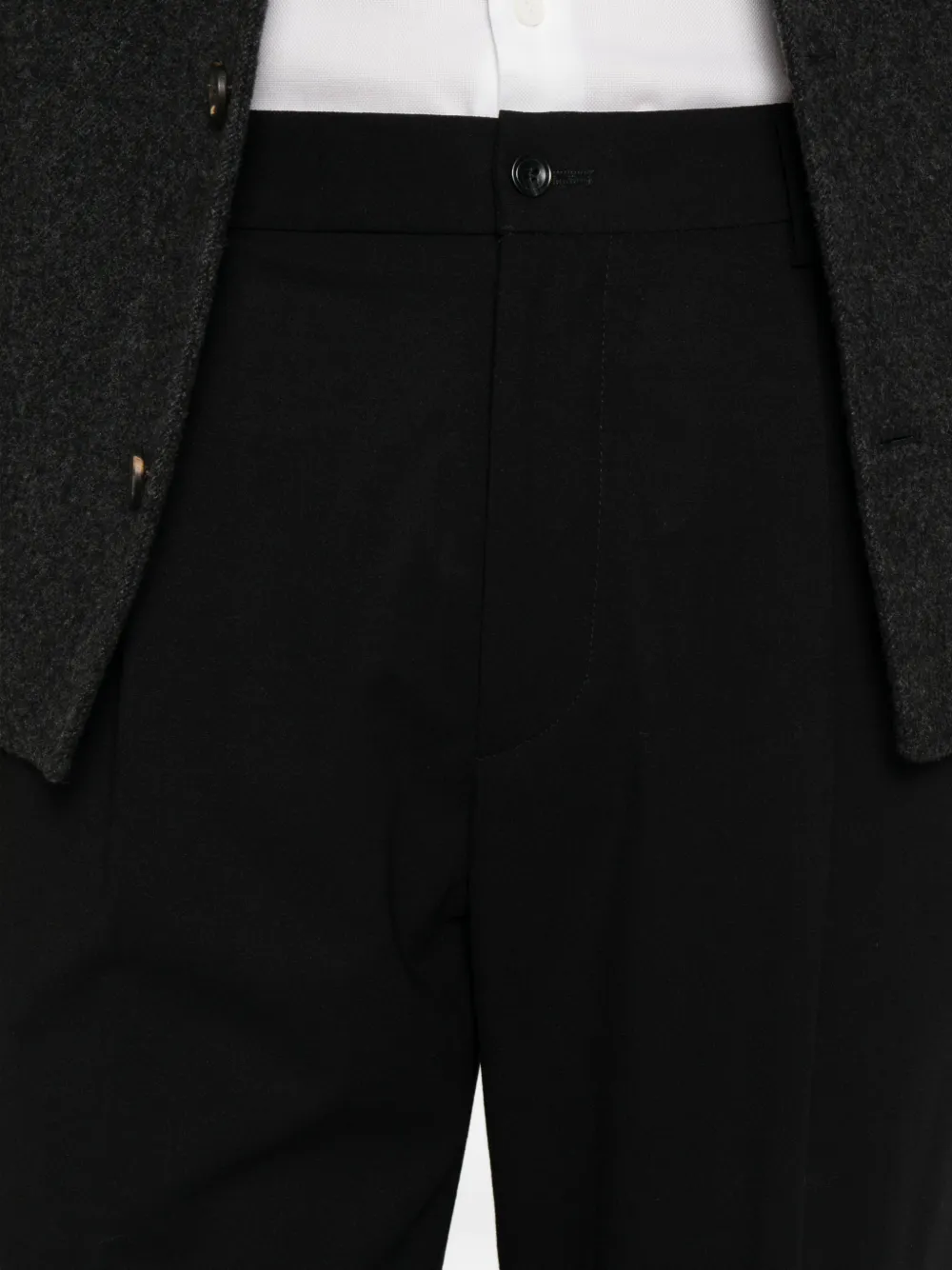 Tagliatore Broek met geplooid detail Zwart