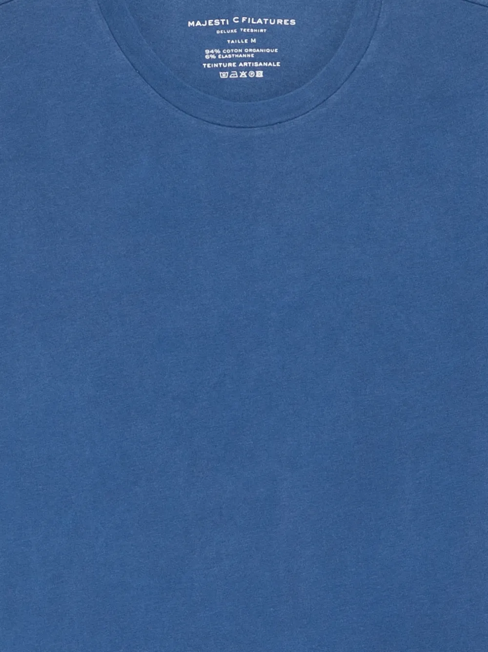 Majestic Filatures T-shirt met ronde hals Blauw