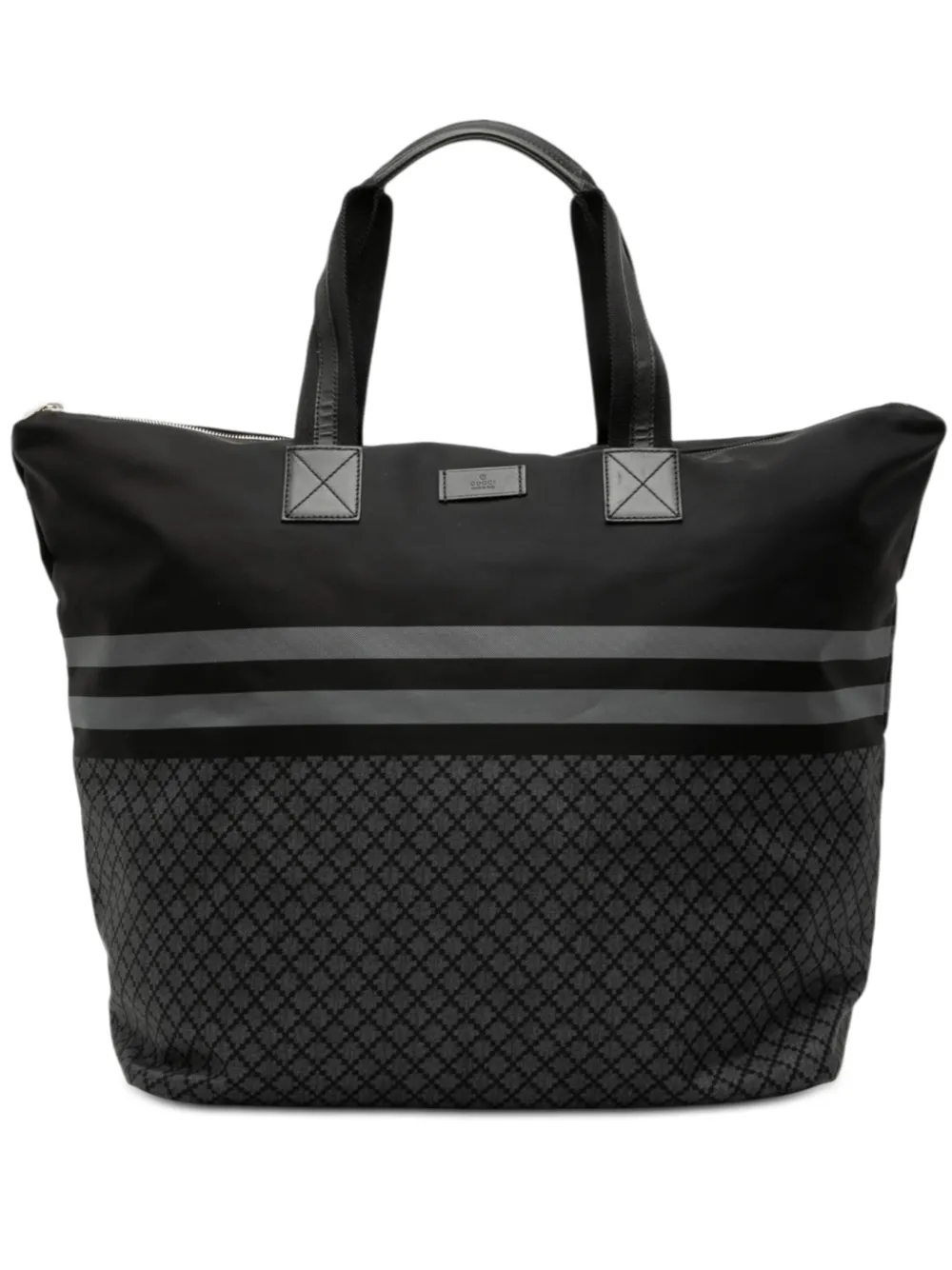 Gucci Pre-Owned 2000-2015 Diamante Nylon Web tote bag - Nero