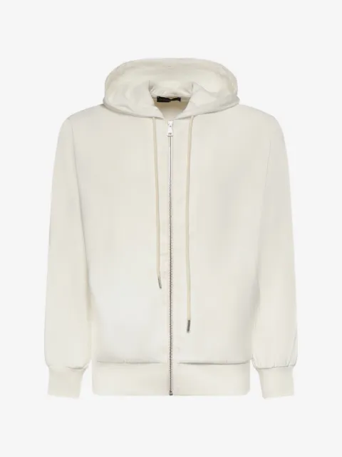 Giuliano Galiano hoodie con cordones y cierre