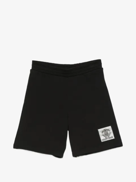 Roberto Cavalli Junior logo-patch shorts
