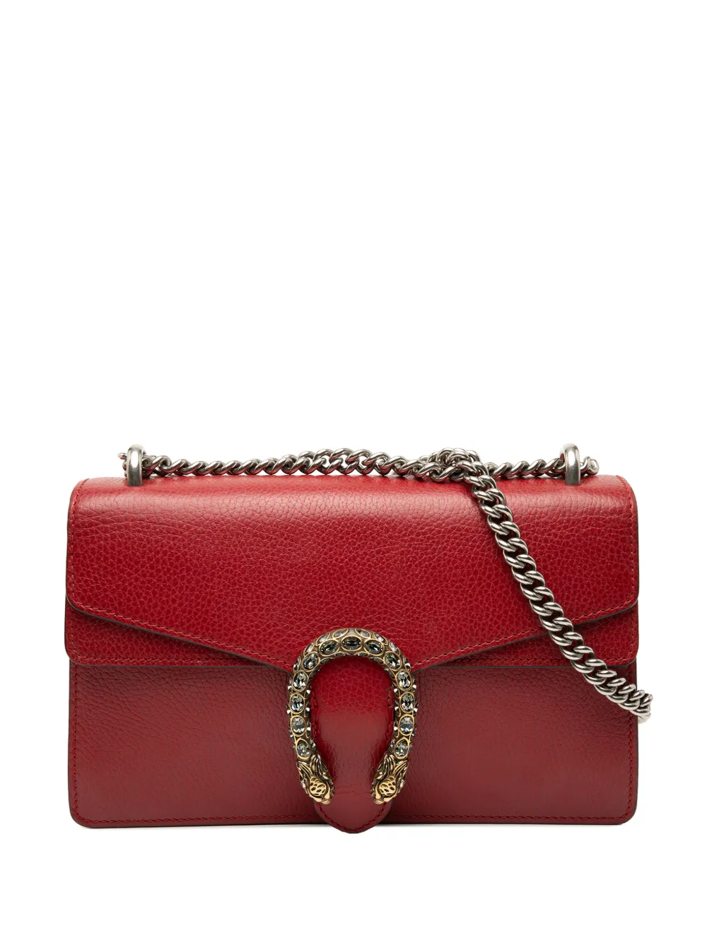 Gucci Pre-Owned 2016-2026 Medium Leather Dionysus shoulder bag - Rosso