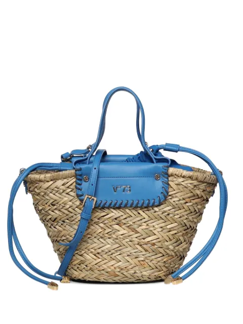 V°73 whipstitch-trim beach-bag