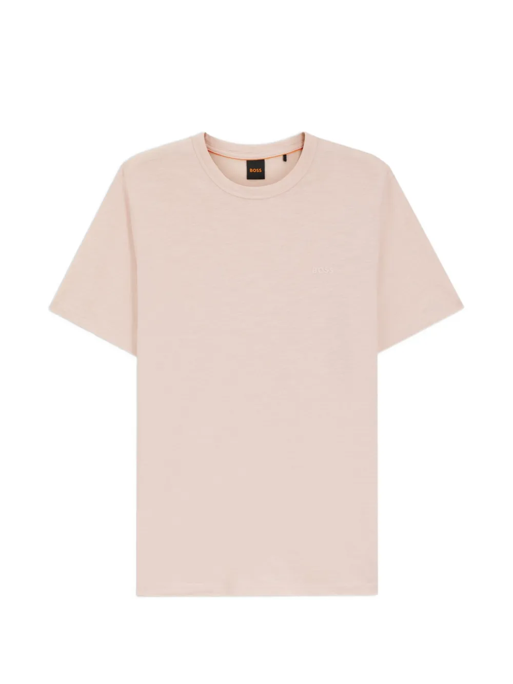 BOSS T-shirt met logodetail Roze