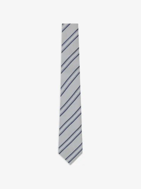 Brunello Cucinelli diagonal-stripe silk tie
