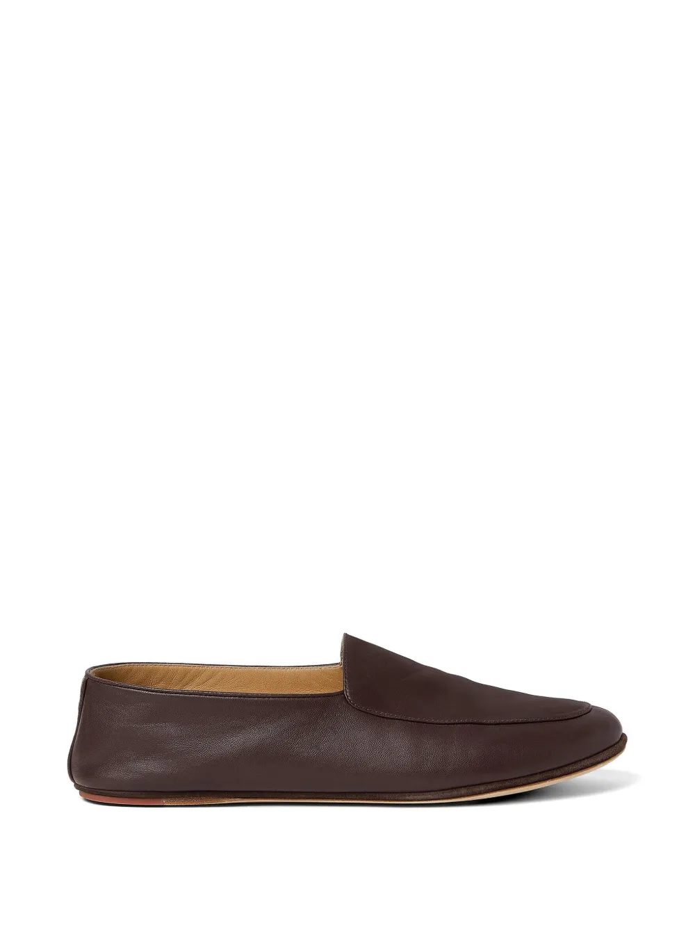 Loro Piana Anton lambskin loafers - Marrone