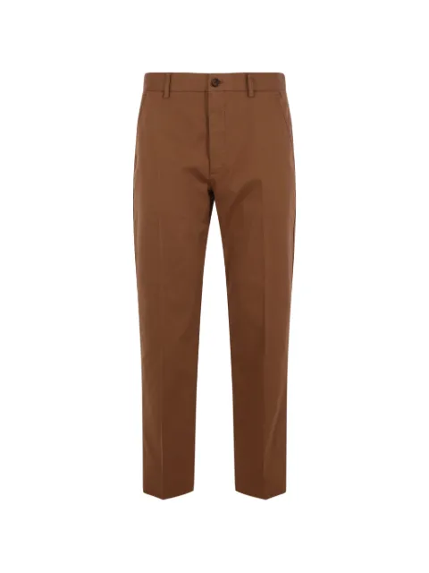 Incotex pressed-crease trousers