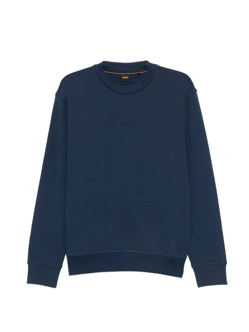 BOSS logo-detail sweatshirt - Blu