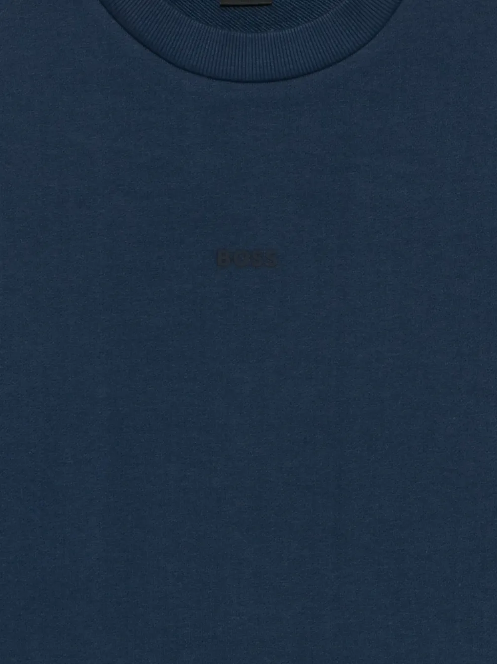 BOSS Sweater met logo Blauw