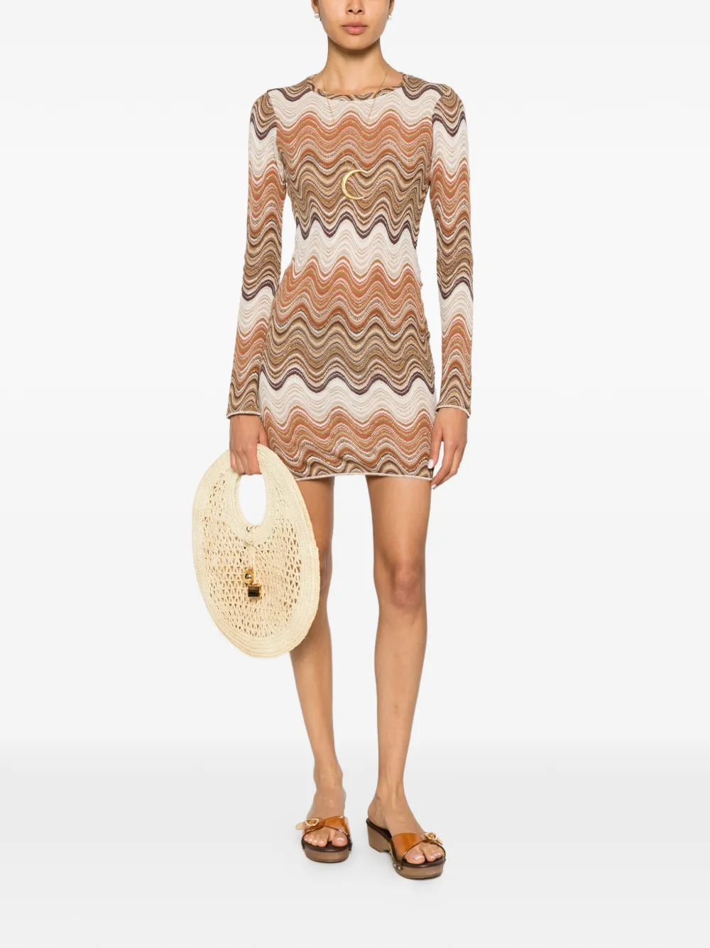 MC2 Saint Barth Imany mini-jurk Bruin