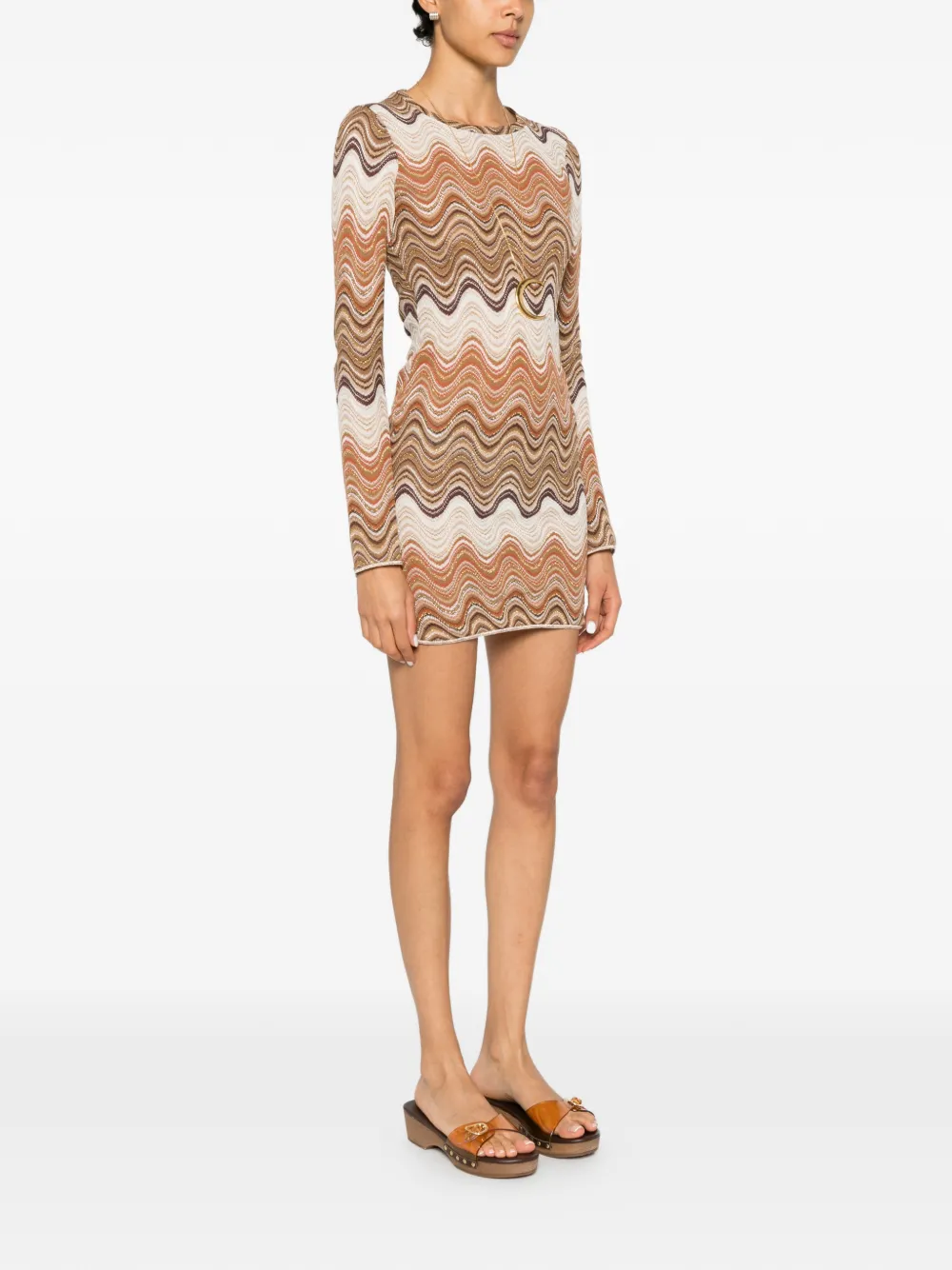 MC2 Saint Barth Imany mini-jurk Bruin