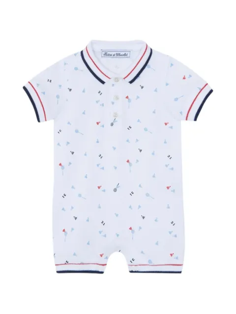 Tartine Et Chocolat polo-collar romper