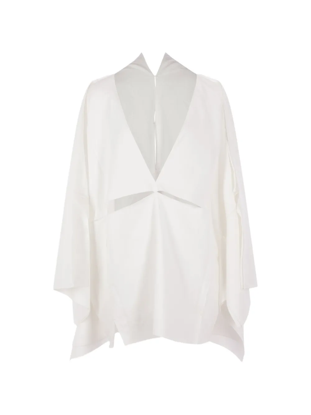 Niccolò Pasqualetti cut-out panelled shirt - Bianco