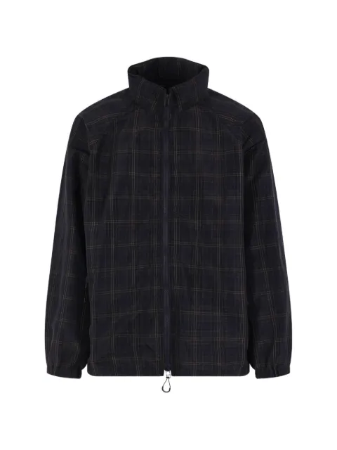 Comme des Garçons Homme check-print zip-up jacket