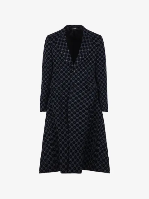 Comme des Garçons Homme Plus geometric-pattern single-breasted coat