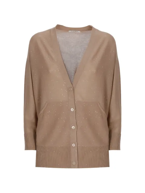 Kangra sequin-embellished V-neck cardigan