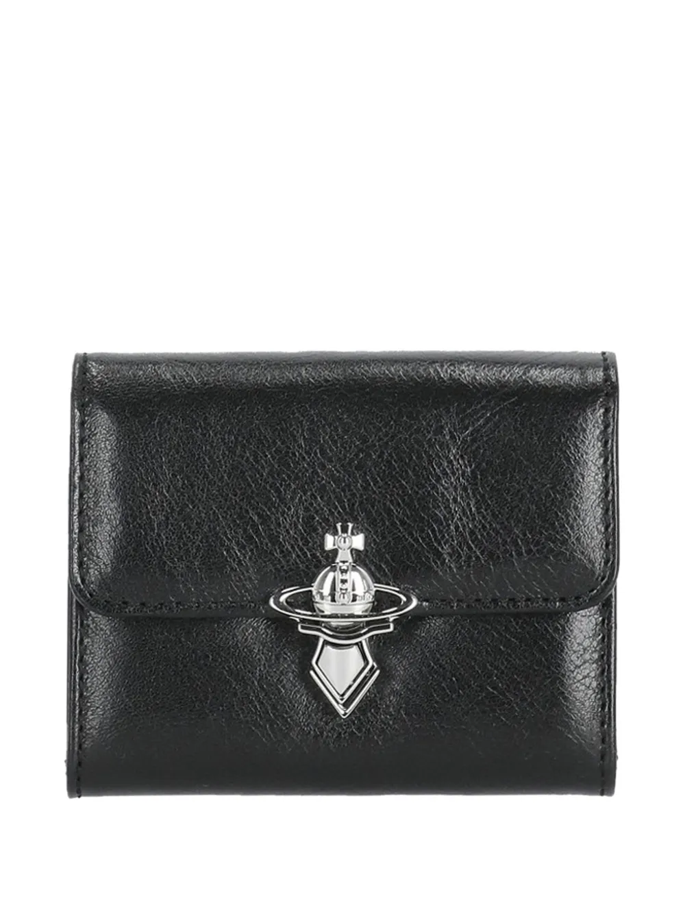 Vivienne Westwood Orb-plaque wallet - Nero