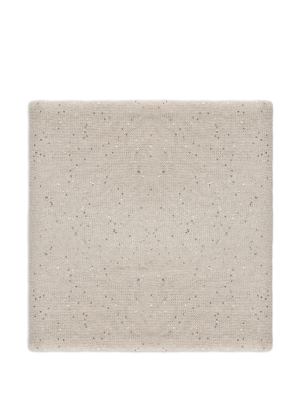 Antonelli sequin-embellished fringed scarf - Toni neutri