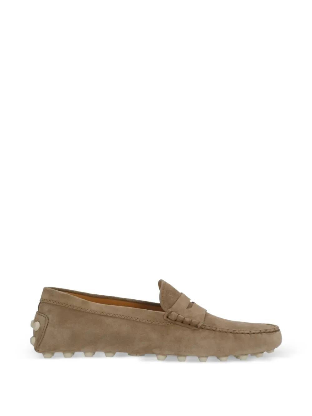 Tod's Gommino Bubble suede loafers - Nude