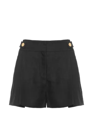 Elisabetta Franchi ボタン ショートパンツ | ブラック | FARFETCH JP