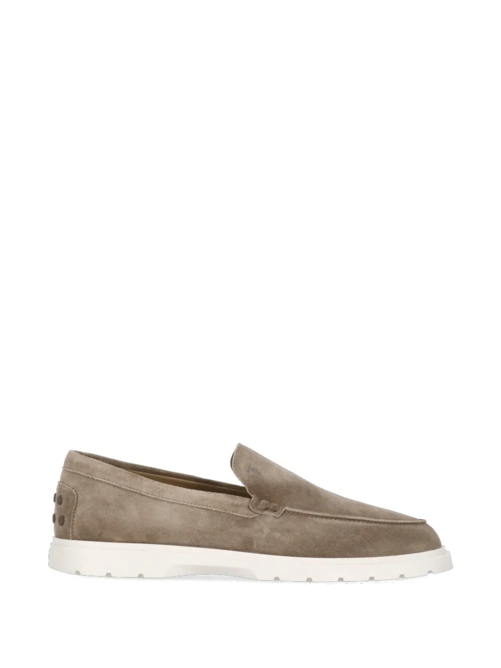 Tod's suede leather loafers - Marrone
