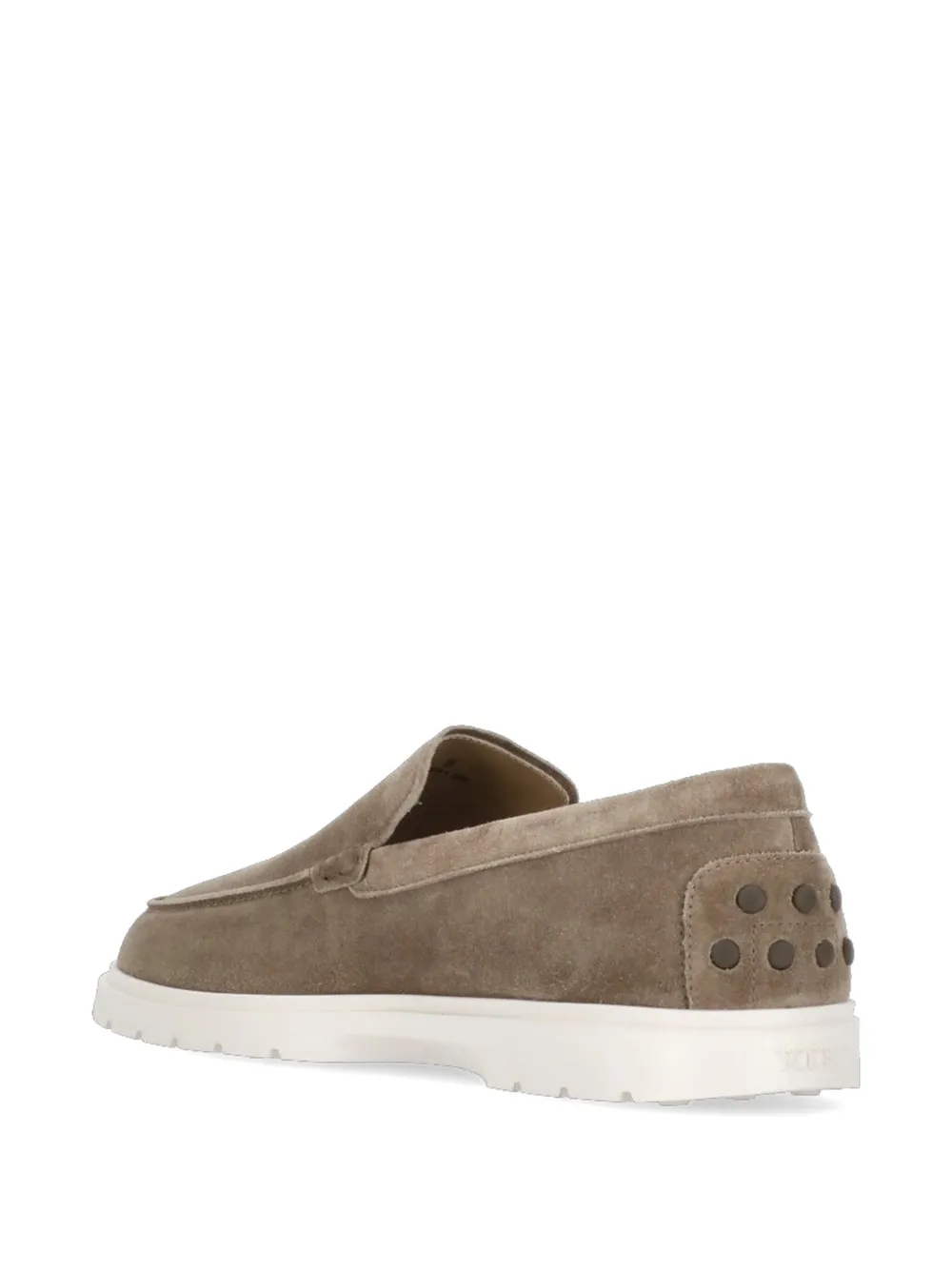 Tod's suede leather loafers Bruin