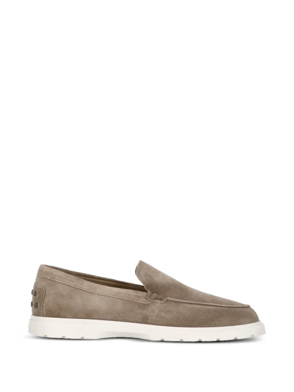 Tod's suede leather loafers - Marrone