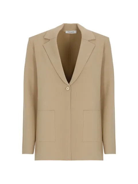 Kangra single-breasted patch-pocket blazer