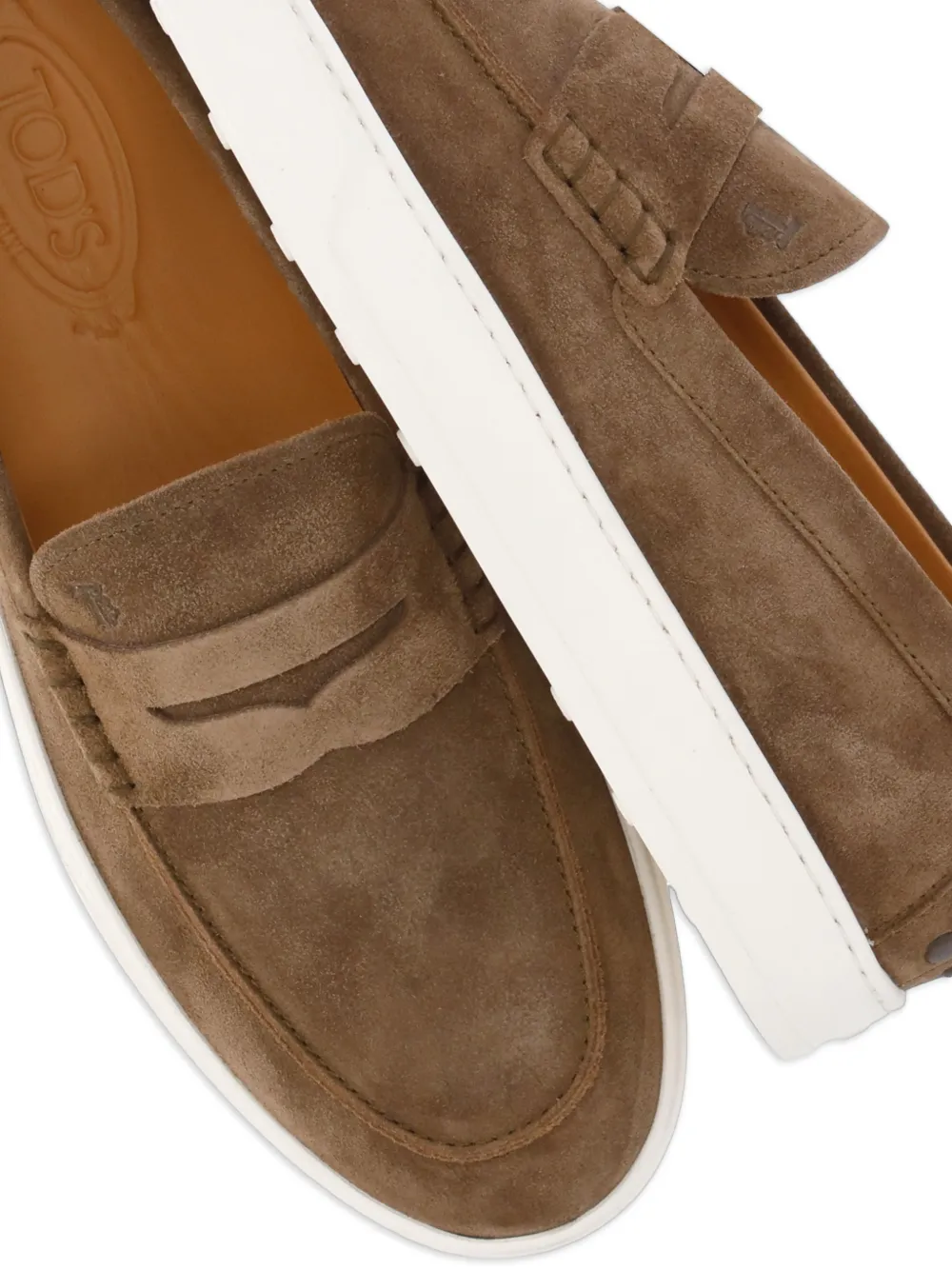 Tod's Suède loafers Bruin