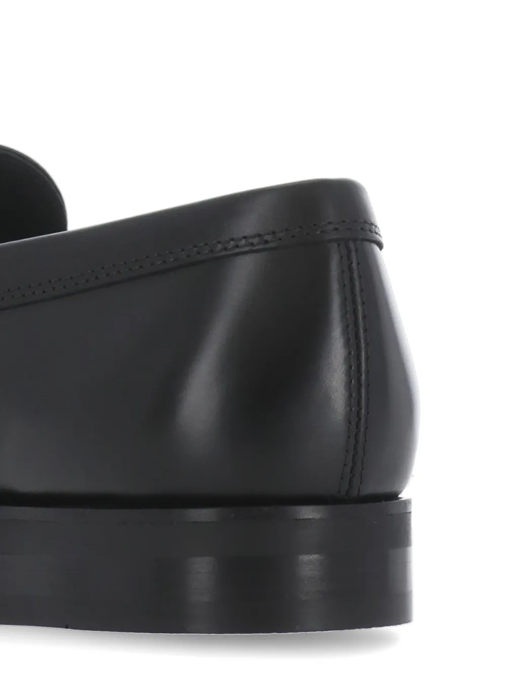 Tod's Leren loafers met reliëf Zwart