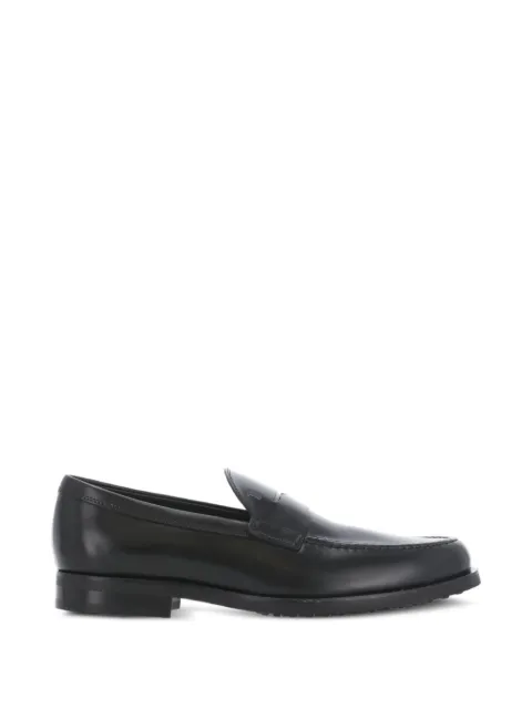 Tod's embossed leather loafers