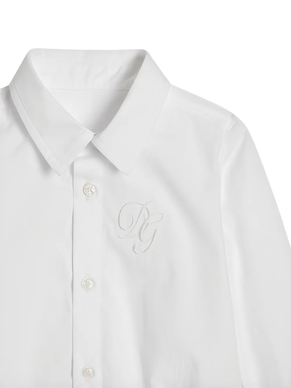 Dolce & Gabbana Kids Romper met borduurwerk Wit