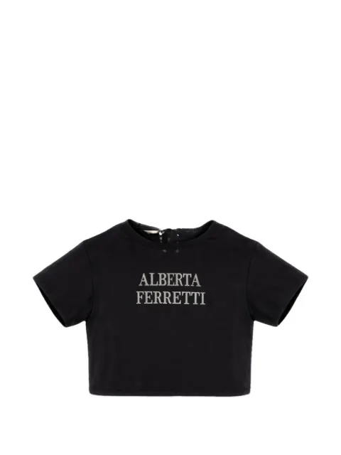 Alberta Ferretti Kids tie-back T-shirt