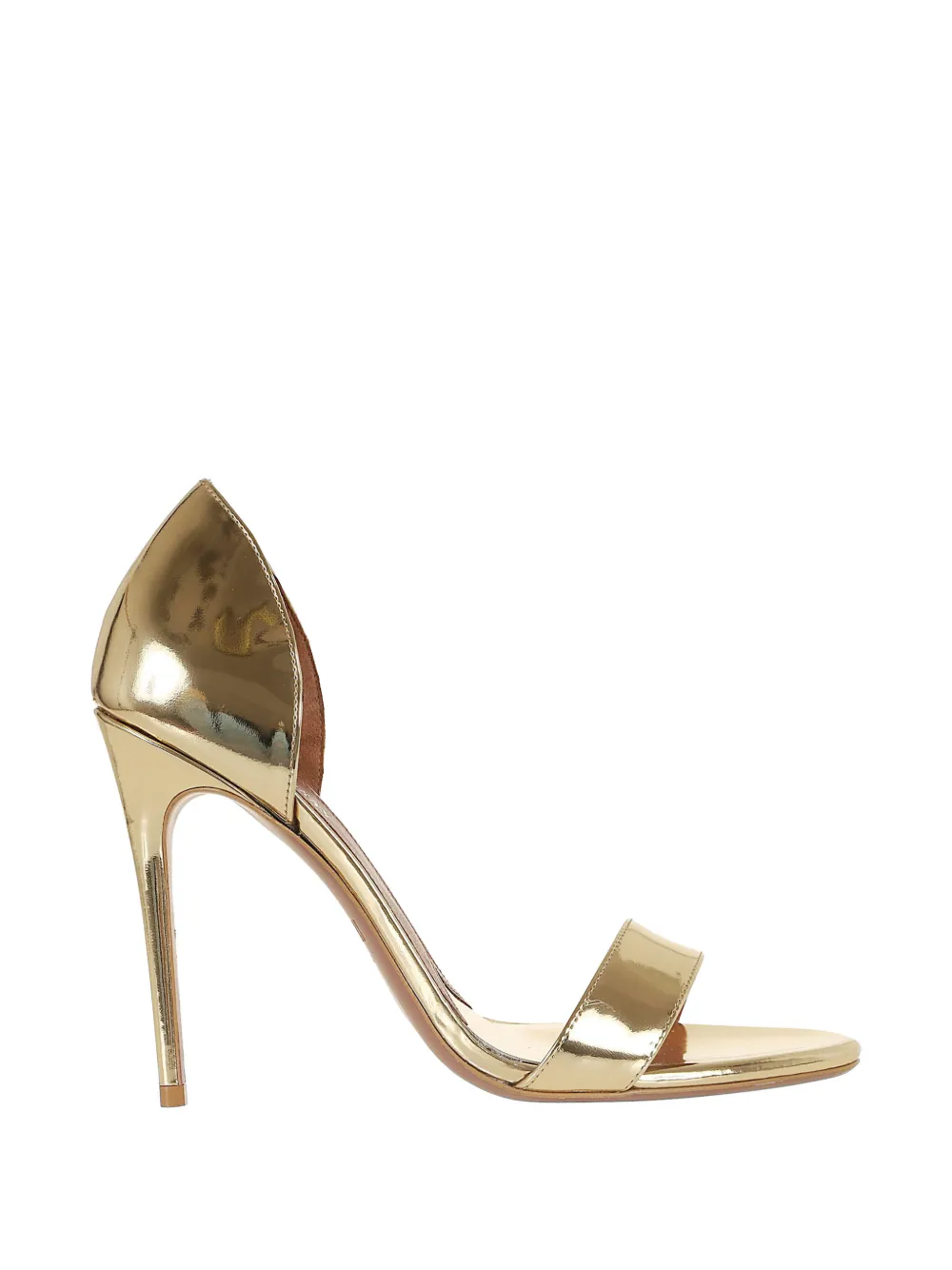 Paris Texas Vera metallic-effect sandals Goud