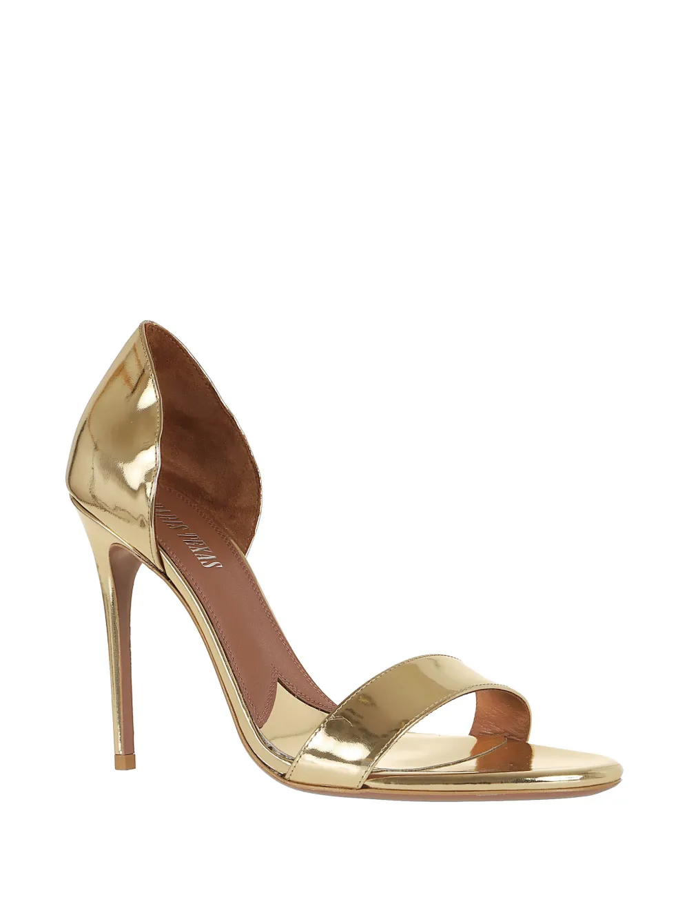 Paris Texas Vera metallic-effect sandals Goud