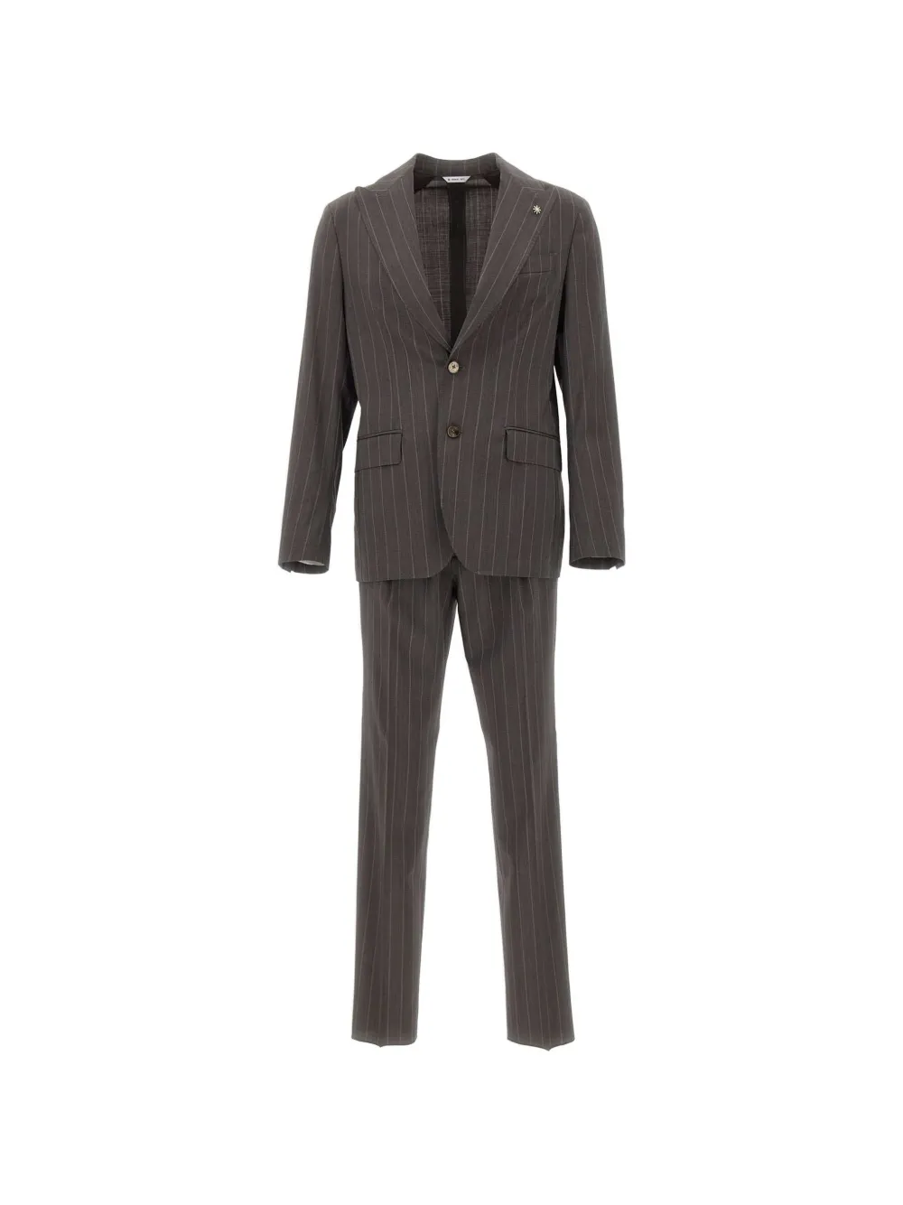 Manuel Ritz pinstriped suit - Grigio