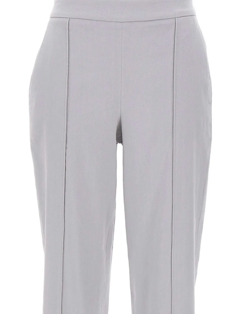Vince Grace mid waist broek Grijs